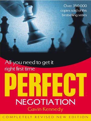 cover image of Perfect Negotiation